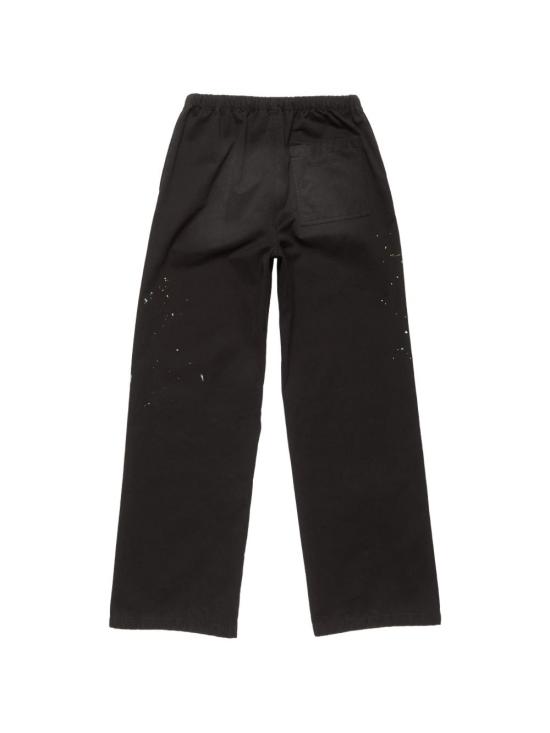 26FW 아크네 스튜디오 워싱 코튼 트라우저 팬츠 BK0778 900 Black - ACNE STUDIOS