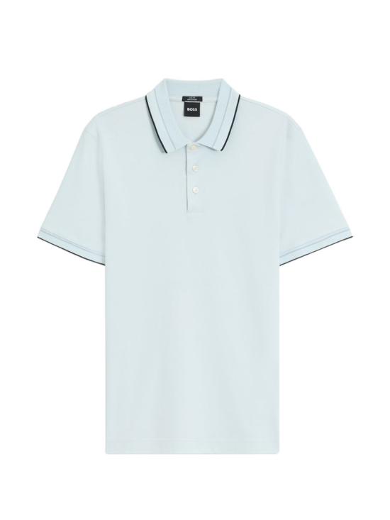 26FW 보스 폴로 티셔츠 50565587 499 Open blue