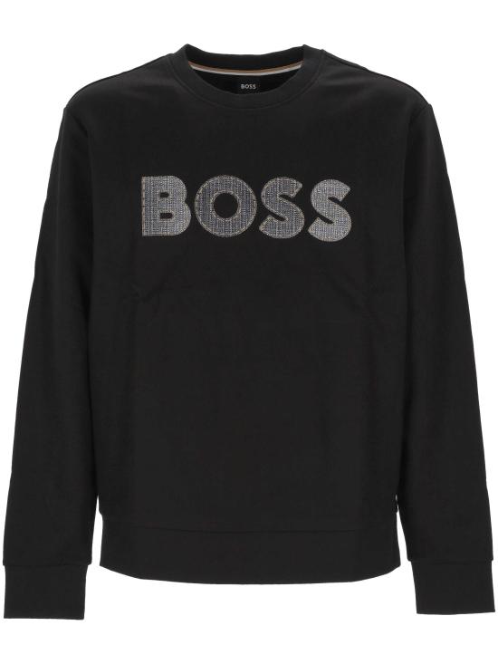 26FW 보스 긴팔 티셔츠 50565651 001 Black