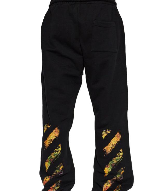 26FW 오프화이트 트레이닝/조거 팬츠 44MCH05AF26F005 001 BLACK - OFF WHITE