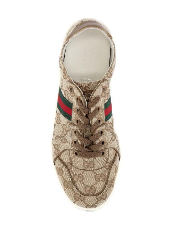26FW 구찌 스트레치 로우탑 스니커즈 871611 FAF489644 BEIGE - GUCCI