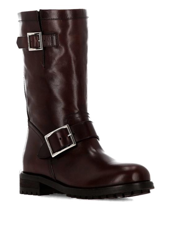 26FW 지미추 부츠 BIKERMID SVHCHOCOLATE - JIMMY CHOO