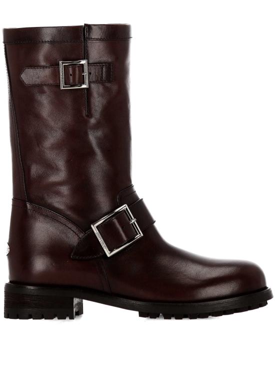 26FW 지미추 부츠 BIKERMID SVHCHOCOLATE