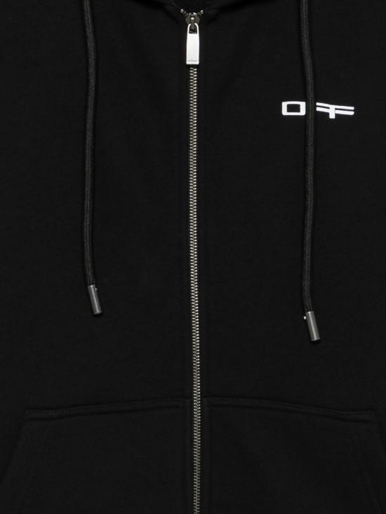 26FW 오프화이트 긴팔 티셔츠 44MBE015F26F003 001 Black - OFF WHITE