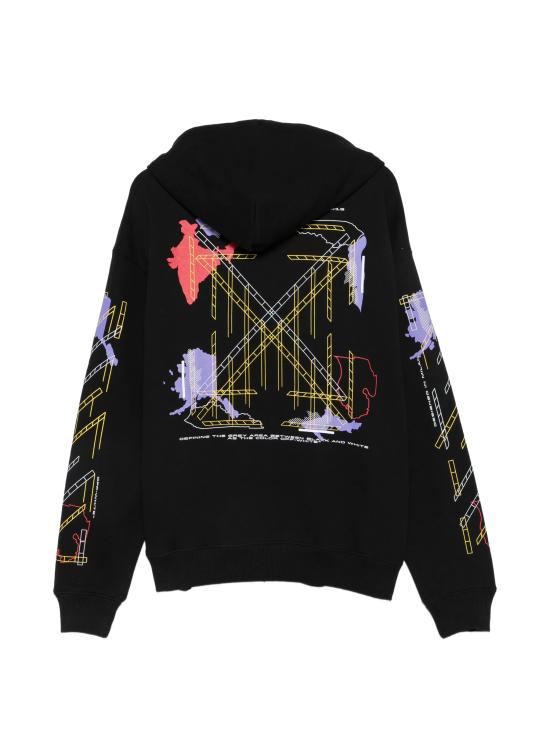 26FW 오프화이트 긴팔 티셔츠 44MBE015F26F003 001 Black - OFF WHITE