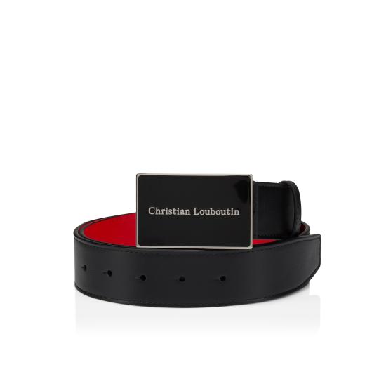 26FW 크리스챤 루부탱 벨트 3265087 BK65 BLACK SILVER - CHRISTIAN LOUBOUTIN