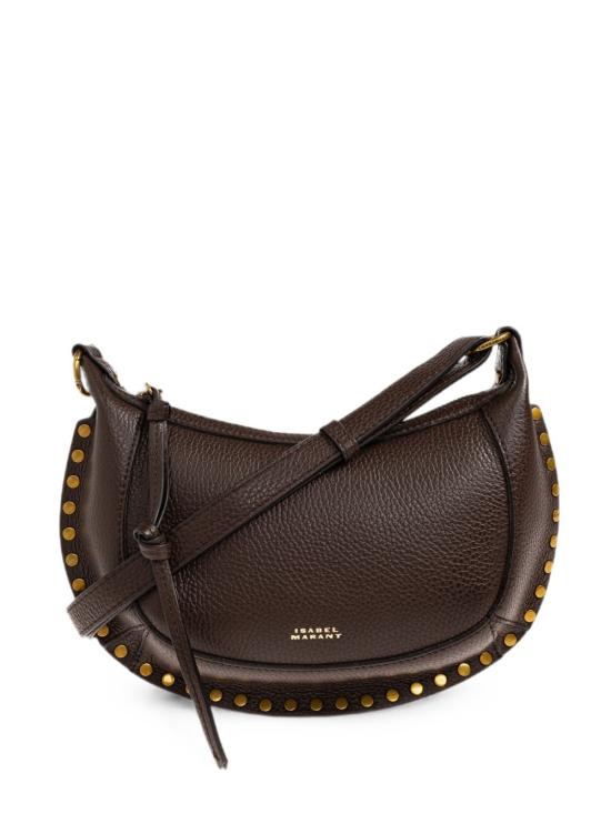 26FW 이자벨마랑 오스칸 문 풀 그레인 레더 스터드 바게트 숄더백 PP0003FA D1C04M50CF COFFE