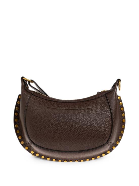 26FW 이자벨마랑 오스칸 문 풀 그레인 레더 스터드 바게트 숄더백 PP0003FA D1C04M50CF COFFE - ISABEL MARANT