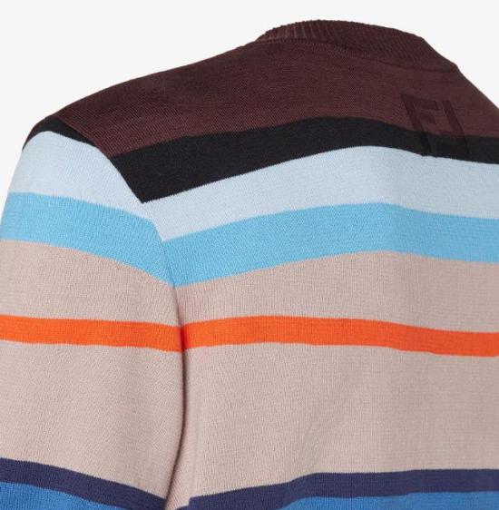 26FW 펜디 반팔 티셔츠 FZY443 AWZ6F0ZA0 Multicolor - FENDI