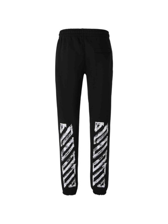 26FW 오프화이트 트레이닝/조거 팬츠 44MCH057F26F003 001 BLACK - OFF WHITE