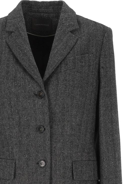 26FW 로레나안토니아찌 수트 자켓 A2648GA09G5044 1230 BLACK COOL GREY - LORENA ANTONIAZZI