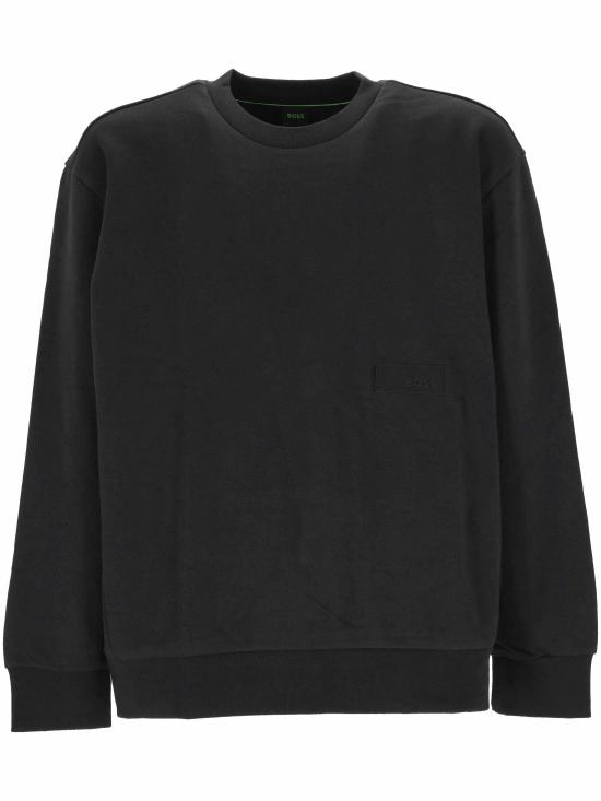 26FW 보스 긴팔 티셔츠 50564103 001 Black