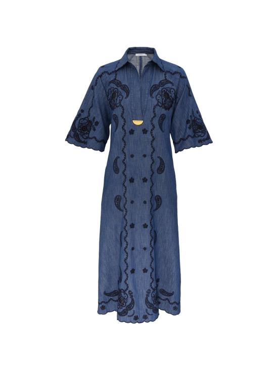 26FW 짐머만 미디 원피스 8358DSS261 RWBLU RAILWAY BLUE