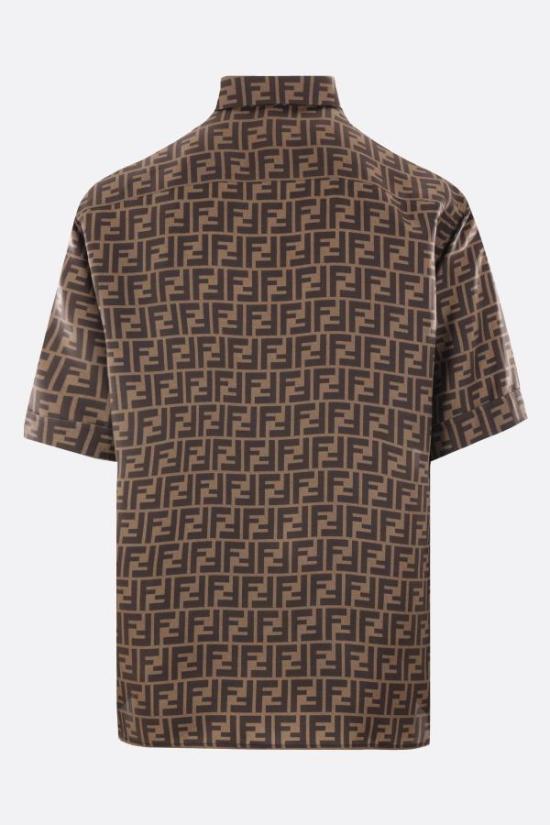 26FW 펜디 반팔 셔츠 FS0795 AKEEF1440 FANGO TABACCO - FENDI