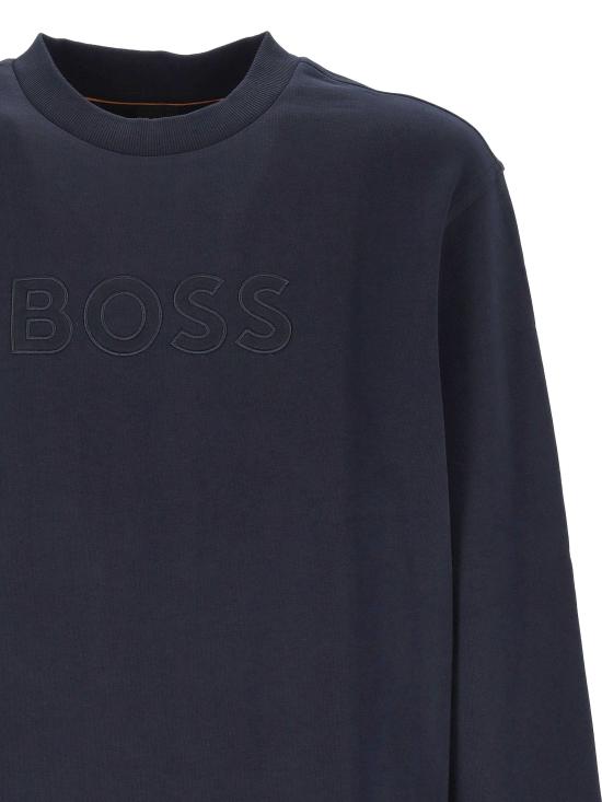 26FW 보스 긴팔 티셔츠 50567420 404 Dark blue - BOSS