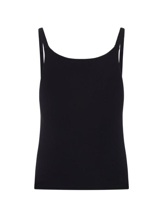 26FW 구찌 홀스빗 비스코스 크레이프 저지 탑 872686 XUAPP1000 BLACK - GUCCI