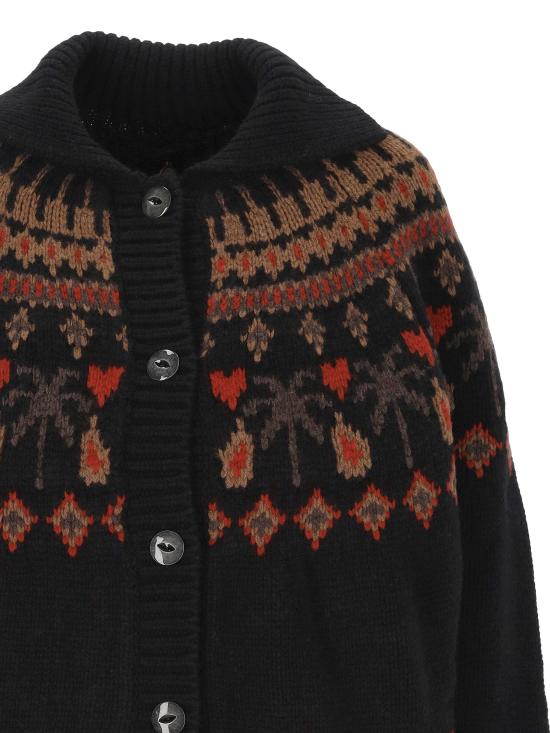 26FW 알라누이 스웨터 LWHQ01DE26KNI001 1060 Black Multicolor - ALANUI