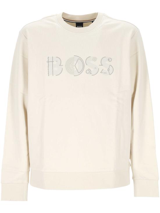 26FW 보스 긴팔 티셔츠 50565651 118 Open white