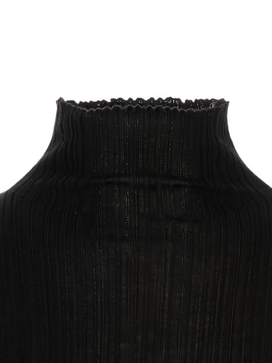 26FW 아뇨나 터틀넥 K202038 7V180QK09 BLACK - AGNONA