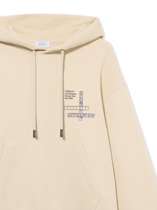 26FW 오프화이트 후드 티셔츠 29E00715T W230 BEIGE NO COLOR - OFF WHITE