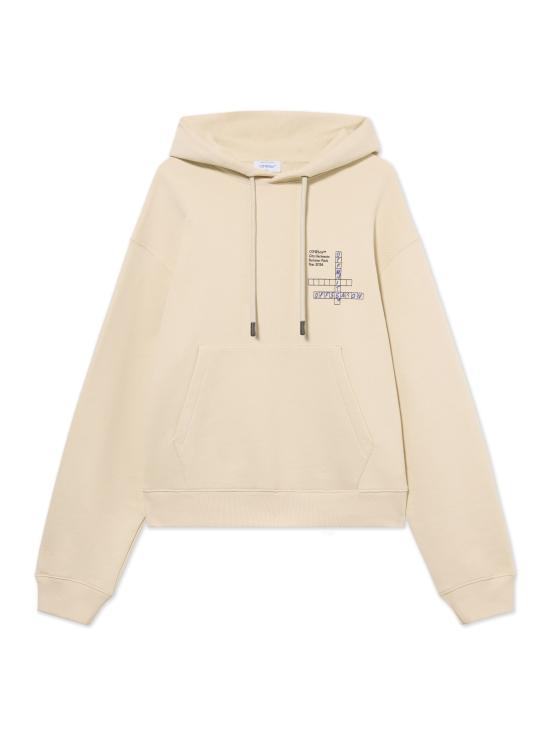 26FW 오프화이트 후드 티셔츠 29E00715T W230 BEIGE NO COLOR