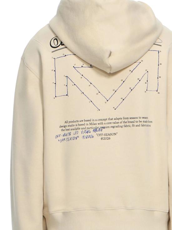 26FW 오프화이트 후드 티셔츠 29E00715T W230 BEIGE NO COLOR - OFF WHITE