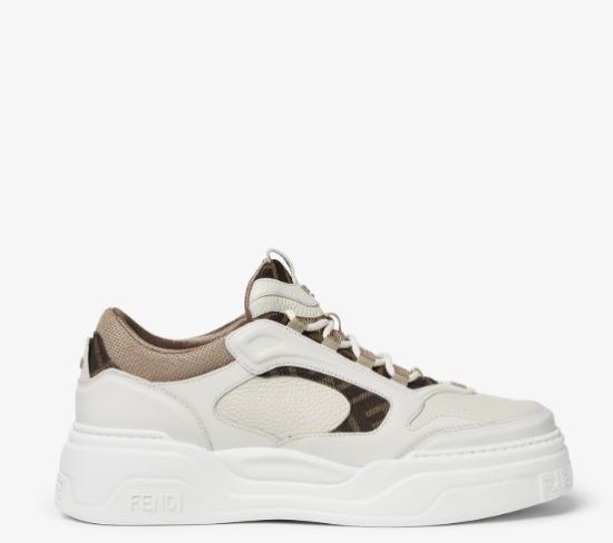 26FW 펜디 포스 스니커즈 7E1728 AU20F1RSR BIANCO ICE BEIGE