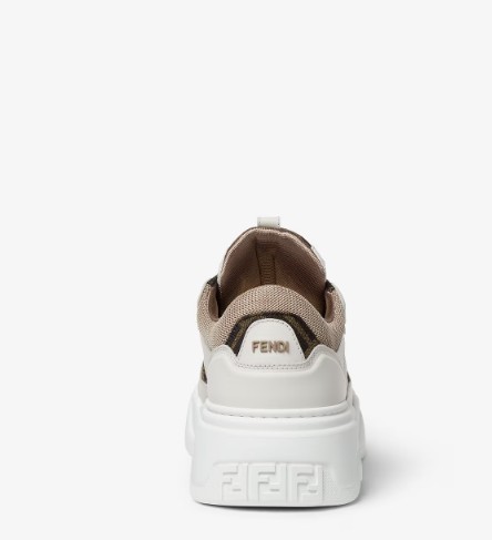 26FW 펜디 포스 스니커즈 7E1728 AU20F1RSR BIANCO ICE BEIGE - FENDI