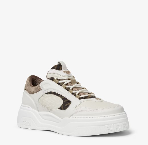26FW 펜디 포스 스니커즈 7E1728 AU20F1RSR BIANCO ICE BEIGE - FENDI