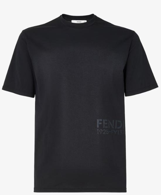 26FW 펜디 반팔 티셔츠 FY1370 B19QF043Y Black Grey