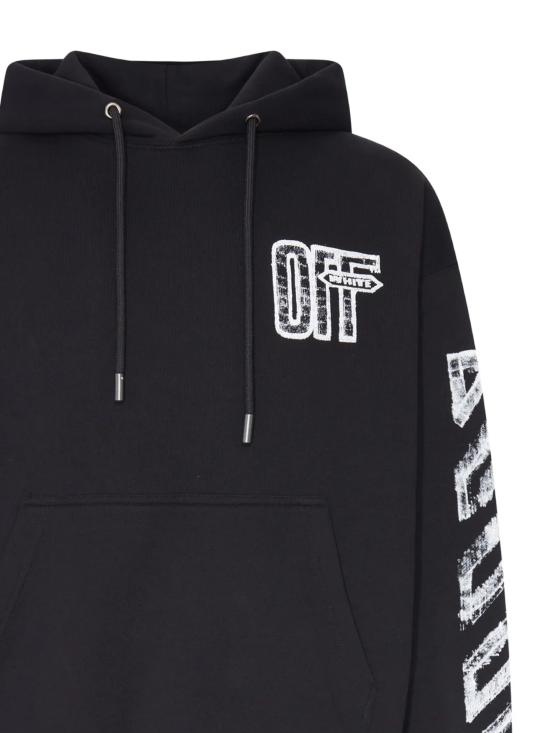 26FW 오프화이트 긴팔 티셔츠 44MBB085F26F00L 001 Black - OFF WHITE