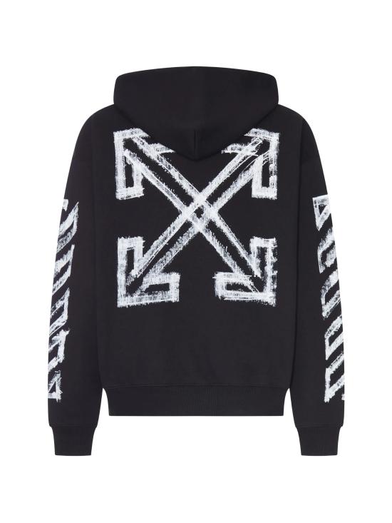26FW 오프화이트 긴팔 티셔츠 44MBB085F26F00L 001 Black - OFF WHITE