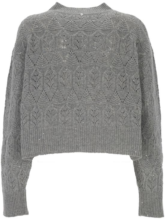 26FW 로레나안토니아찌 스웨터 A26130DM55A2989 0940 Medium grey - LORENA ANTONIAZZI