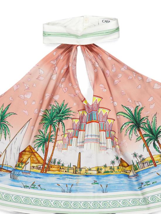 26FW 카사블랑카 민소매 티셔츠 WPF26TP10402 ETHEREAL - CASABLANCA