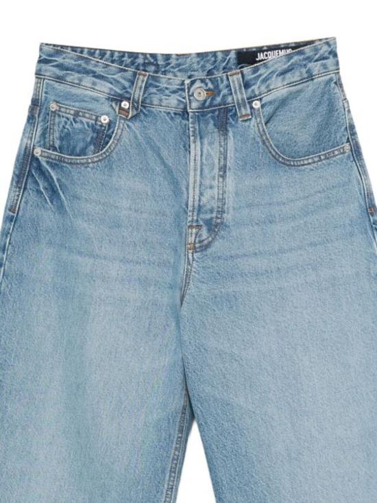 26FW 자크뮈스 오버사이즈 와이드 데님 팬츠 PAW00036AD00038 33C BLUE TABAC - JACQUEMUS