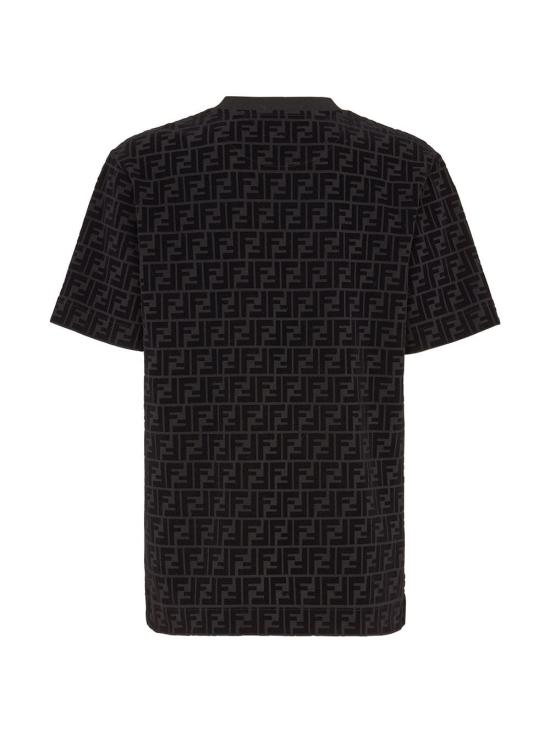 26FW 펜디 반팔 티셔츠 FY0936 A7D5F0ABB Black - FENDI
