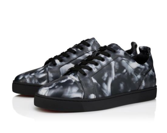 26FW 크리스챤 루부탱 스니커즈 3260290 B030 BLACK WHITE - CHRISTIAN LOUBOUTIN
