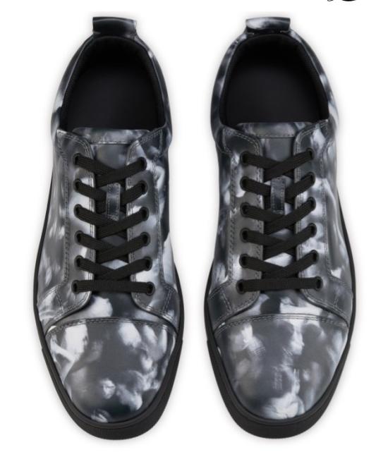 26FW 크리스챤 루부탱 스니커즈 3260290 B030 BLACK WHITE - CHRISTIAN LOUBOUTIN