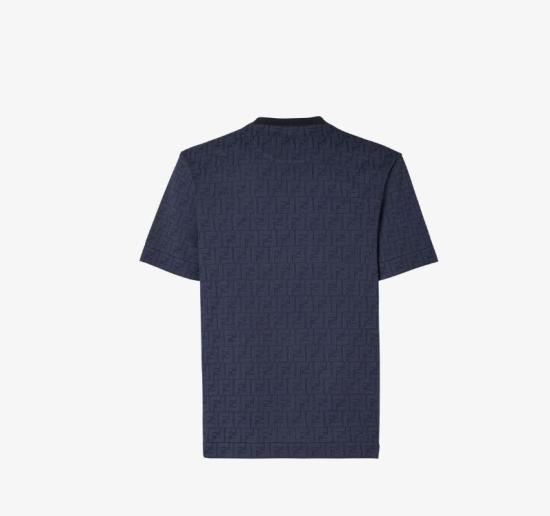 26FW 펜디 반팔 티셔츠 FY0936 AUR1F0QA2 Blue - FENDI