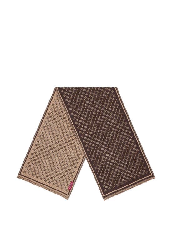 26FW 구찌 울 자카드 스카프 836264 4G3862079 COFFEE BEIGE - GUCCI