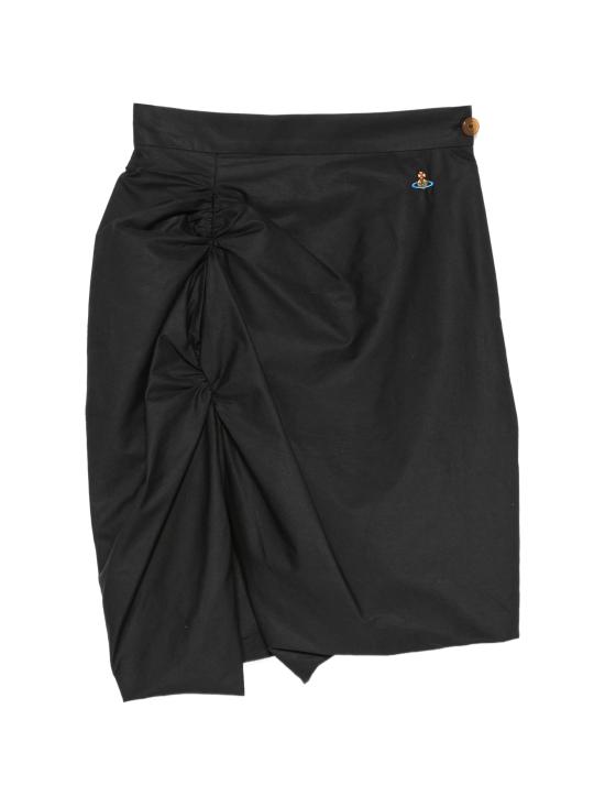 26FW 비비안웨스트우드 미디 스커트 1K010025 W009QN401 BLACK
