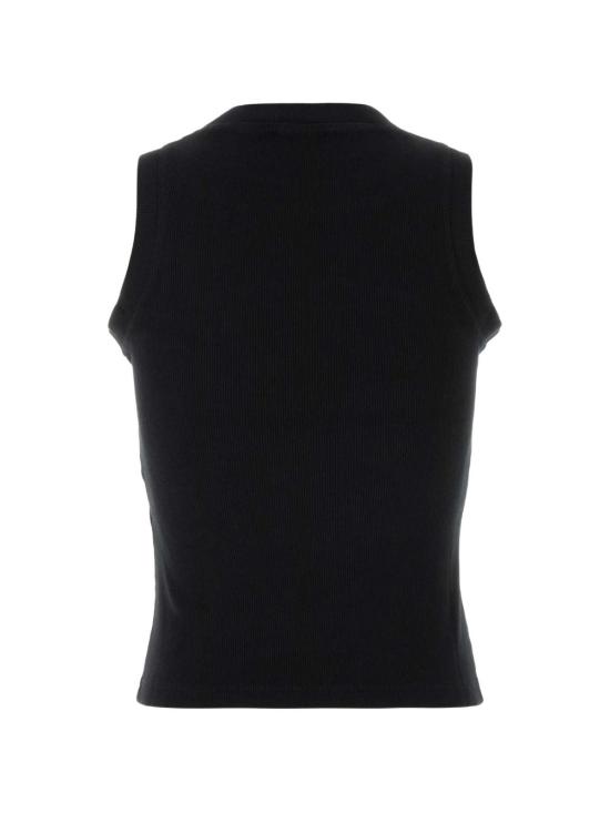 26FW 오프화이트 민소매 티셔츠 2FA00673T W003 BLACK WHITE - OFF WHITE