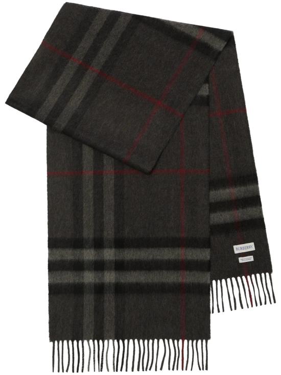 26FW 버버리 체크 캐시미어 스카프 8077880 X CHARCOAL GREY