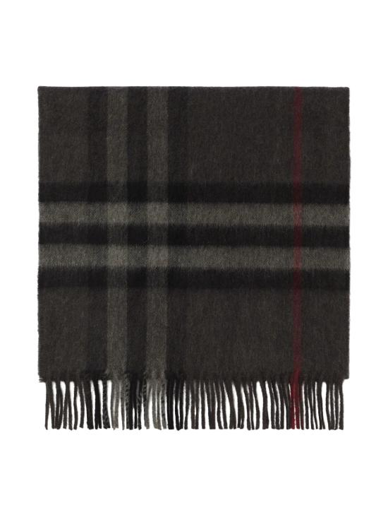 26FW 버버리 체크 캐시미어 스카프 8077880 X CHARCOAL GREY - BURBERRY