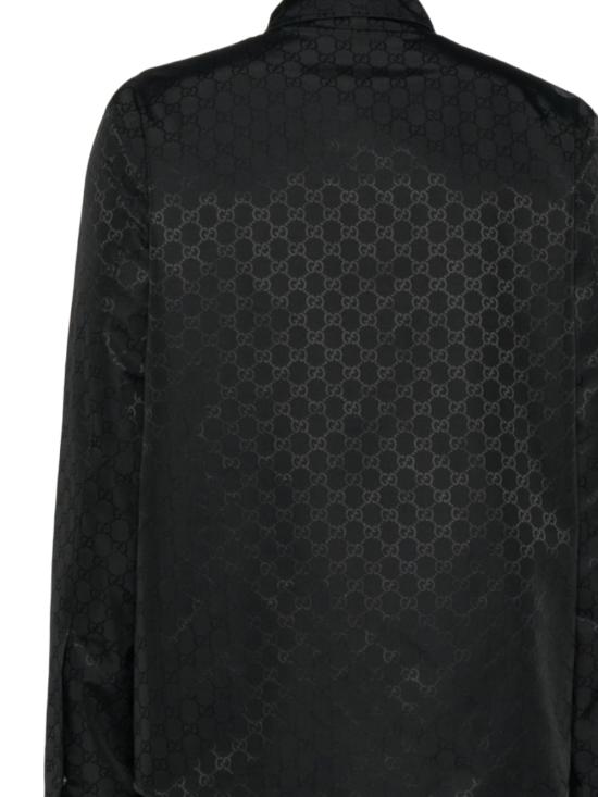 26FW 구찌 GG 라이트 실크 파이유 재킷 871663 ZAU1J1000 BLACK - GUCCI