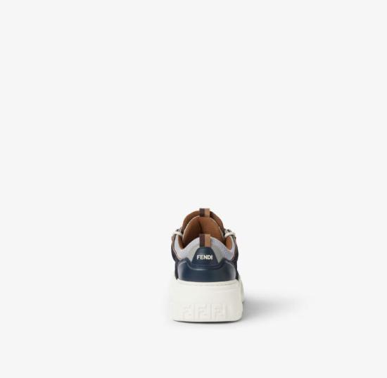 26FW 펜디 스니커즈 7E1929 AY1YF1WPM BLUEB GREY TABAC - FENDI