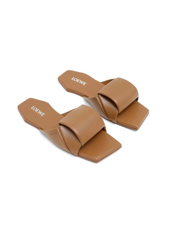 26FW 로에베 오리가미 램스킨 슬라이드 샌들 오리가미 램스킨 슬라이드 샌들 L815465XBD 9579 - LOEWE