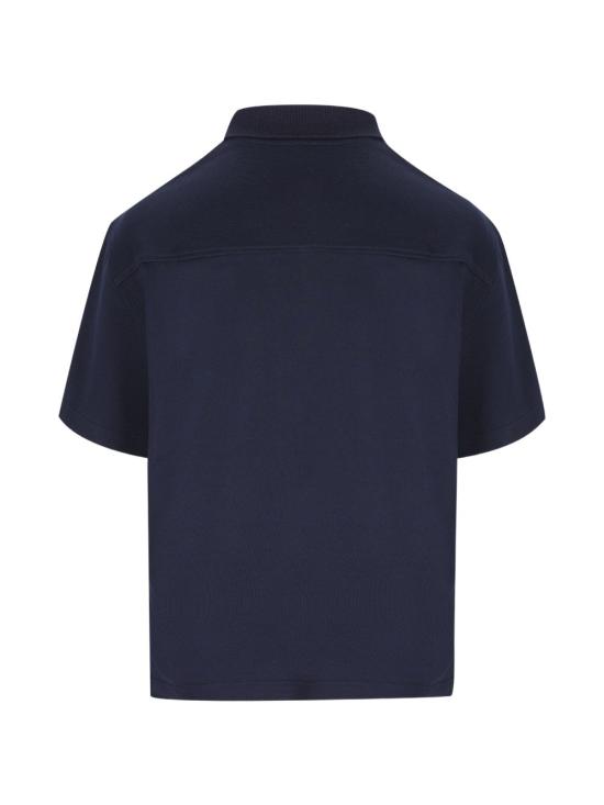 26FW 생로랑 폴로 티셔츠 862765 Y38FL4035 BLEU MINUIT - SAINT LAURENT