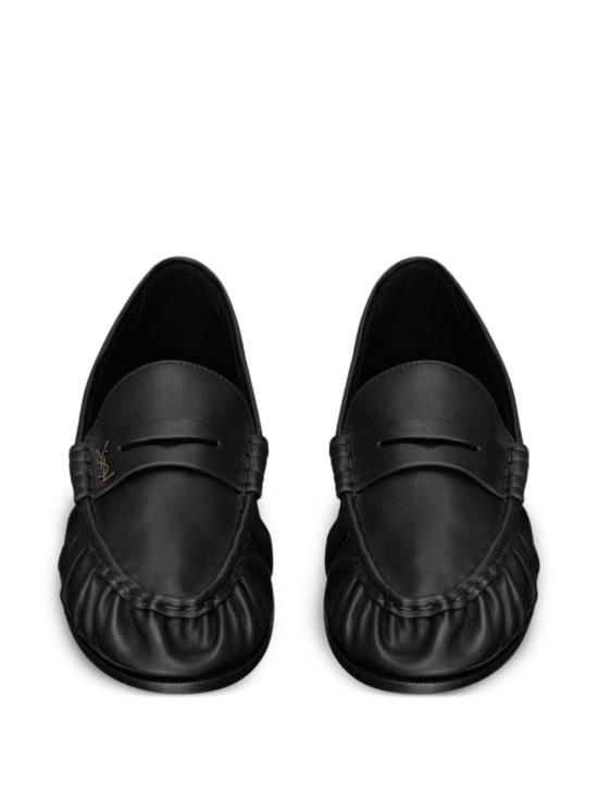 26FW 생로랑 매트 레더 서플 르 로퍼 839471 25VAA1000 Black - SAINT LAURENT