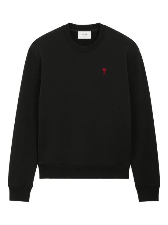 26FW 아미 스몰 하트 로고 스웨트셔츠 BFUSW035 730001 Black